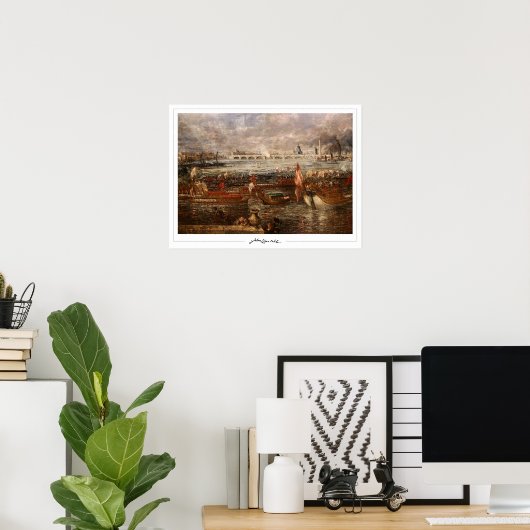 John Constable Zedign Poster d'art #129 (Bureau à domicile)