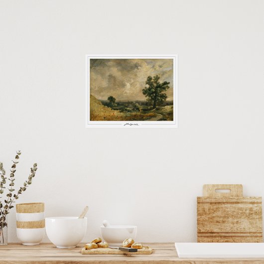 John Constable Zedign Poster d'art #14 (Cuisine)