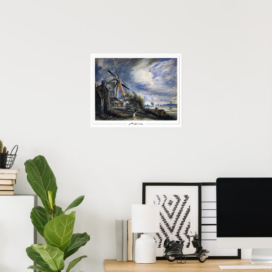 John Constable Zedign Poster d'art #243-2 (Bureau à domicile)