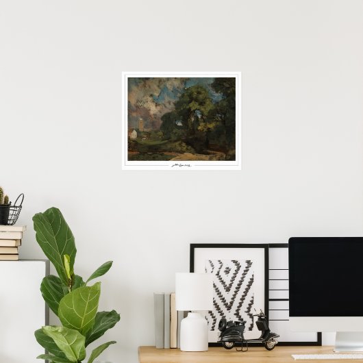 John Constable Zedign Poster d'art #245-2 (Bureau à domicile)