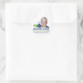 John COX Gouverneur 2018 Ronde Sticker (Tas)
