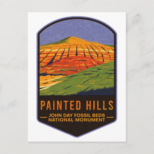 John Day Fossil Beds National Monument Briefkaart (Voorkant)