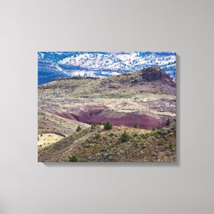 John Day Fossil Beds National Monument, Oregon Canvas Afdruk