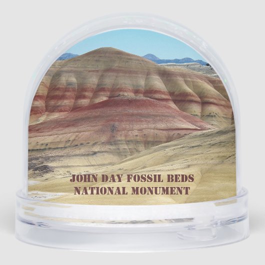 John Day Fossil Beds National Monument Photo Sneeuwbol (Achterkant)