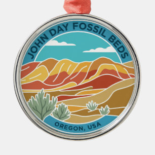 John Day Fossil Beds National Monument VS Metalen Ornament