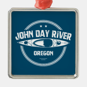 John Day River Oregon Kayaking Metalen Ornament