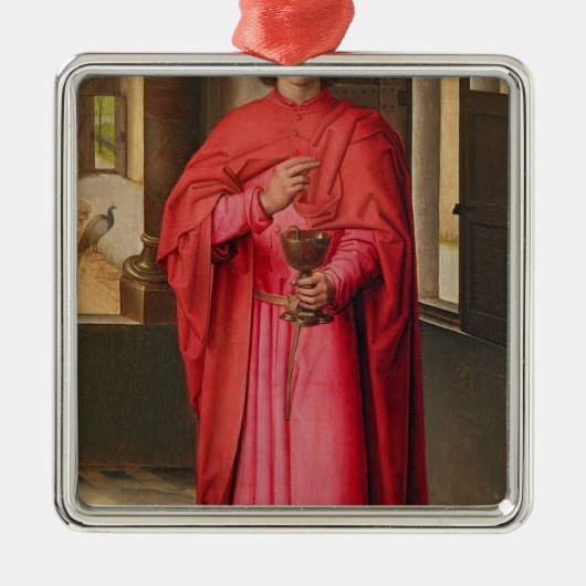 John de Evangelist Metalen Ornament (Voorkant)