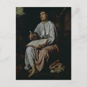 John de Evangelist op het eiland Briefkaart