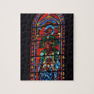 John de Evangelist rijdt op de schouders van Ez Legpuzzel