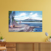 John de Laatste Multnomahs Canvas Afdruk (Insitu (Woonkamer))