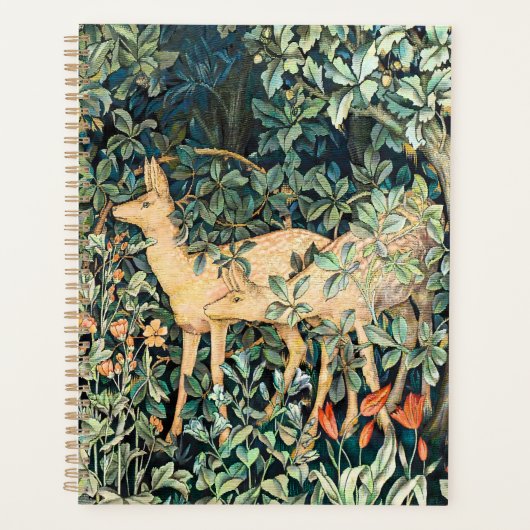 John Dearle "Greenery" - Tree Flower & Deer Planner (Voorkant)