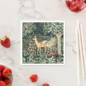 John Dearle "Greenery" - Tree Flower & Deer Servet (Insitu)