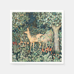  John Dearle "Greenery" - Tree Flower & Deer Servet