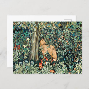  John Dearle "Greenery" - Tree Flower & Fox Briefkaart