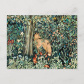  John Dearle "Greenery" - Tree Flower & Fox Briefkaart (Voorkant)