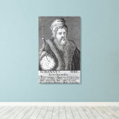 John Dee een Lononer Canvas Afdruk (Insitu (Houten vloer))