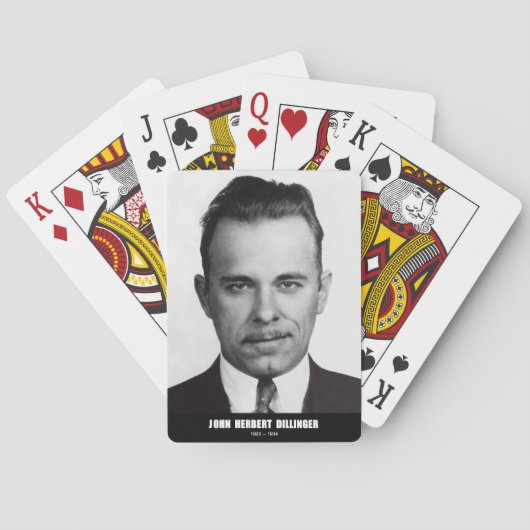 JOHN DILLINGER CARD DECK POKERKAARTEN (Achterkant)
