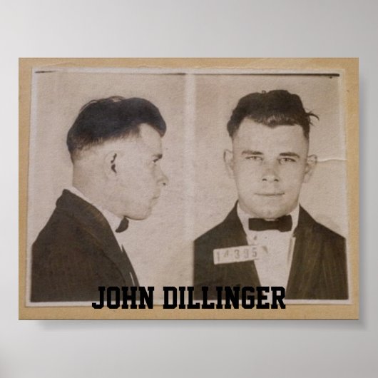 John Dillinger Poster (Voorkant)