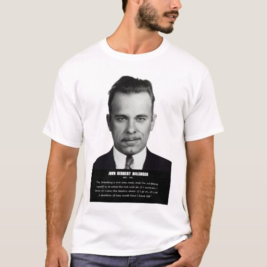 JOHN DILLINGER T SHIRT (Voorkant)