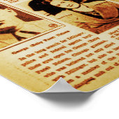 John Dillinger Trail of Crime Public Enemy #1 Poster (Hoek)