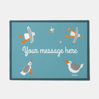 John Dyer Cornish seagull doormat Deurmat