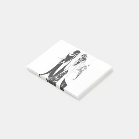 John en Salome, van Aubrey Beardsley.. HD Post-it® Notes (Schuin)