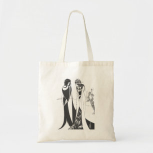 John en Salome, van Aubrey Beardsley.. HD Tote Bag