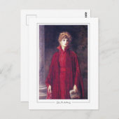 John Everett Millais #149 - Kunstmatig Briefkaart (Voorkant / Achterkant)