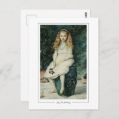 John Everett Millais #288 - Kunstmatig Briefkaart (Voorkant / Achterkant)