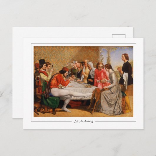 John Everett Millais #4 - Carte postale Art (Devant / Derrière)