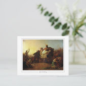 John Everett Millais #6 - Carte postale d'art fin (Debout devant)