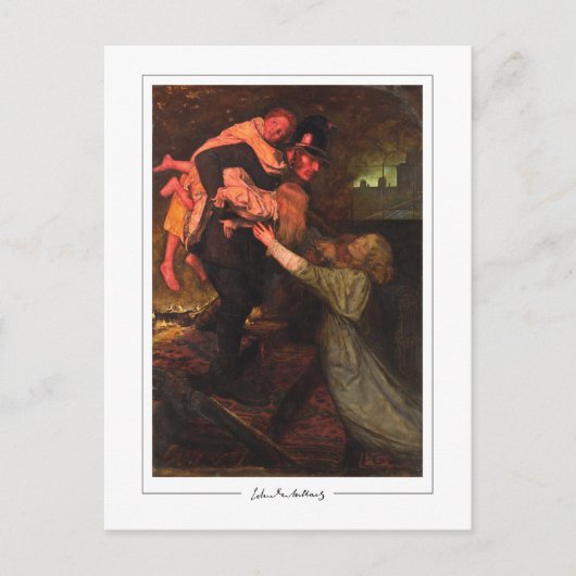 John Everett Millais #7 - Carte postale d'art fin (Devant)