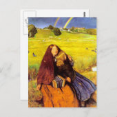 John Everett Millais - Het blindenmeisje Briefkaart (Voorkant / Achterkant)