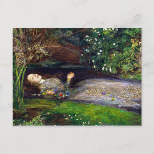 John Everett Millais Ophelia Briefkaart
