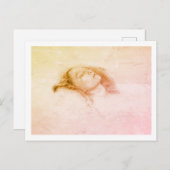 John Everett Millais - Ophelia (concept studie) Briefkaart (Voorkant / Achterkant)