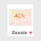 John Everett Millais - Ophelia (concept studie) Sticker (Vel)