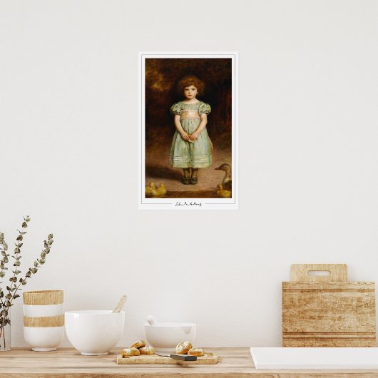 John Everett Millais Zedign Art Poster #9 (Keuken)