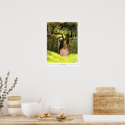 John Everett Millais Zedign Poster d'art #105 (Cuisine)