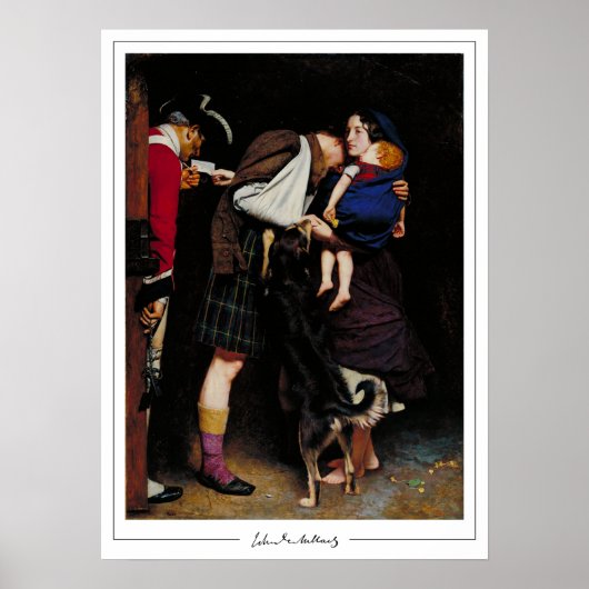 John Everett Millais Zedign Poster d'art #13 (Devant)