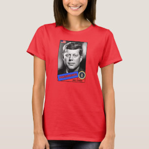 John F. Kennedy Baseball Card T-shirt