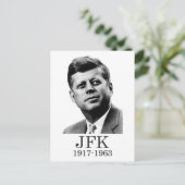 John F. Kennedy Briefkaart (Staand voorkant)