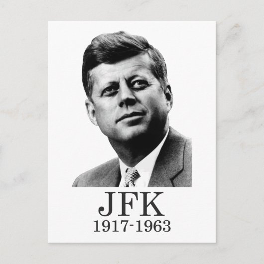 John F. Kennedy Briefkaart (Voorkant)