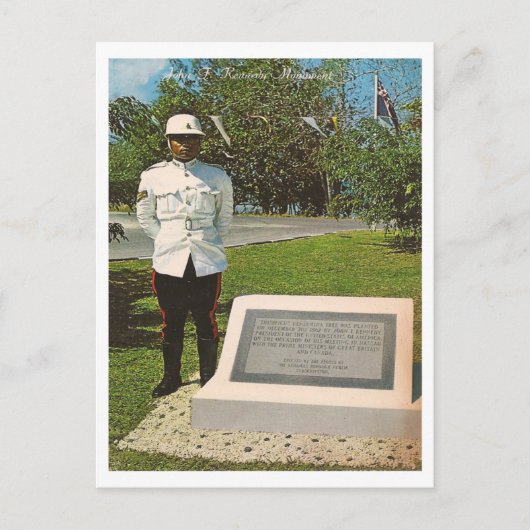 John F. Kennedy Briefkaart (Voorkant)