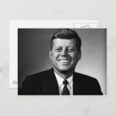 John F. Kennedy Briefkaart (Voorkant / Achterkant)