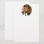 John F Kennedy Briefpapier (Voorkant / Achterkant)