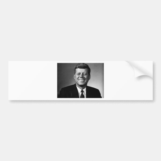 John F. Kennedy Bumpersticker (Voorkant)
