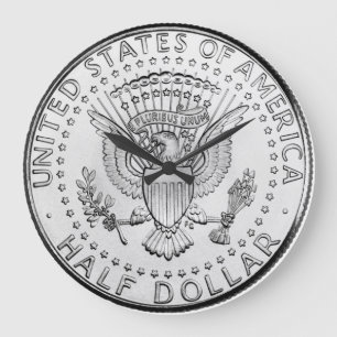 John F. Kennedy Half-Dollar Grote Klok