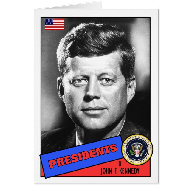 John F. Kennedy-honkaarten (Voorkant)
