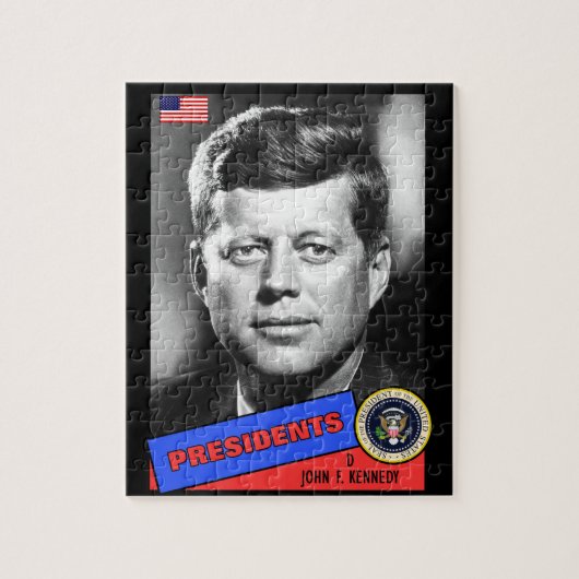 John F. Kennedy-honkaarten Legpuzzel (Verticaal)