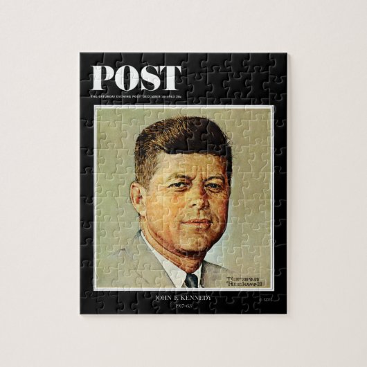 John F. Kennedy in MEMORIAM 2 Legpuzzel (Verticaal)